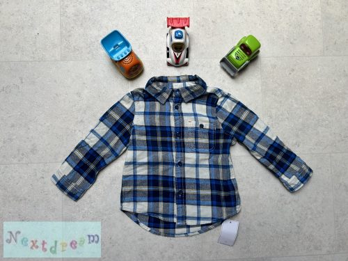 Új Mothercare flanel kockás ing